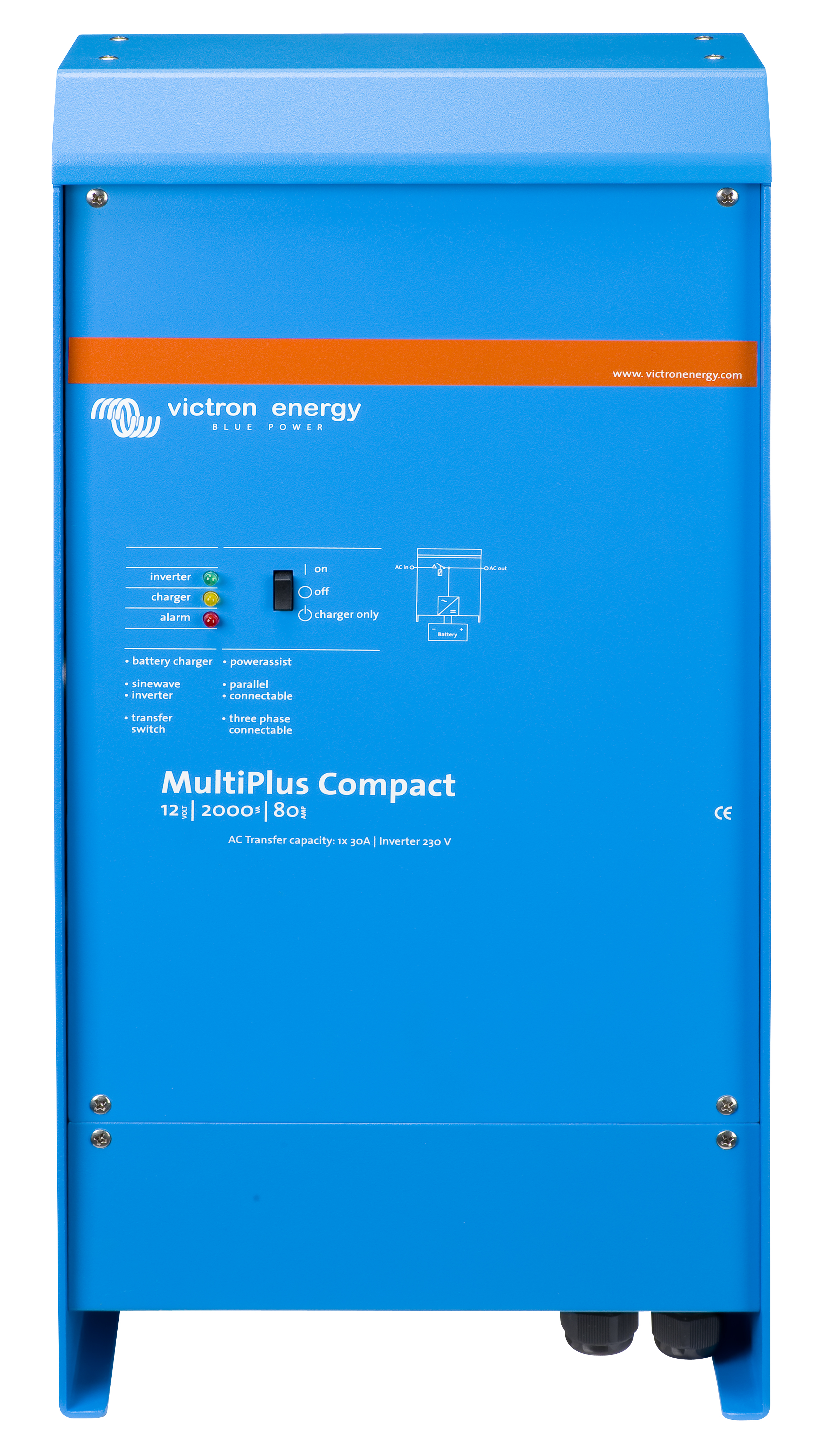 Victron Energy MultiPlus İnvertör/Şarj Cihazı 12/2000/80-32 