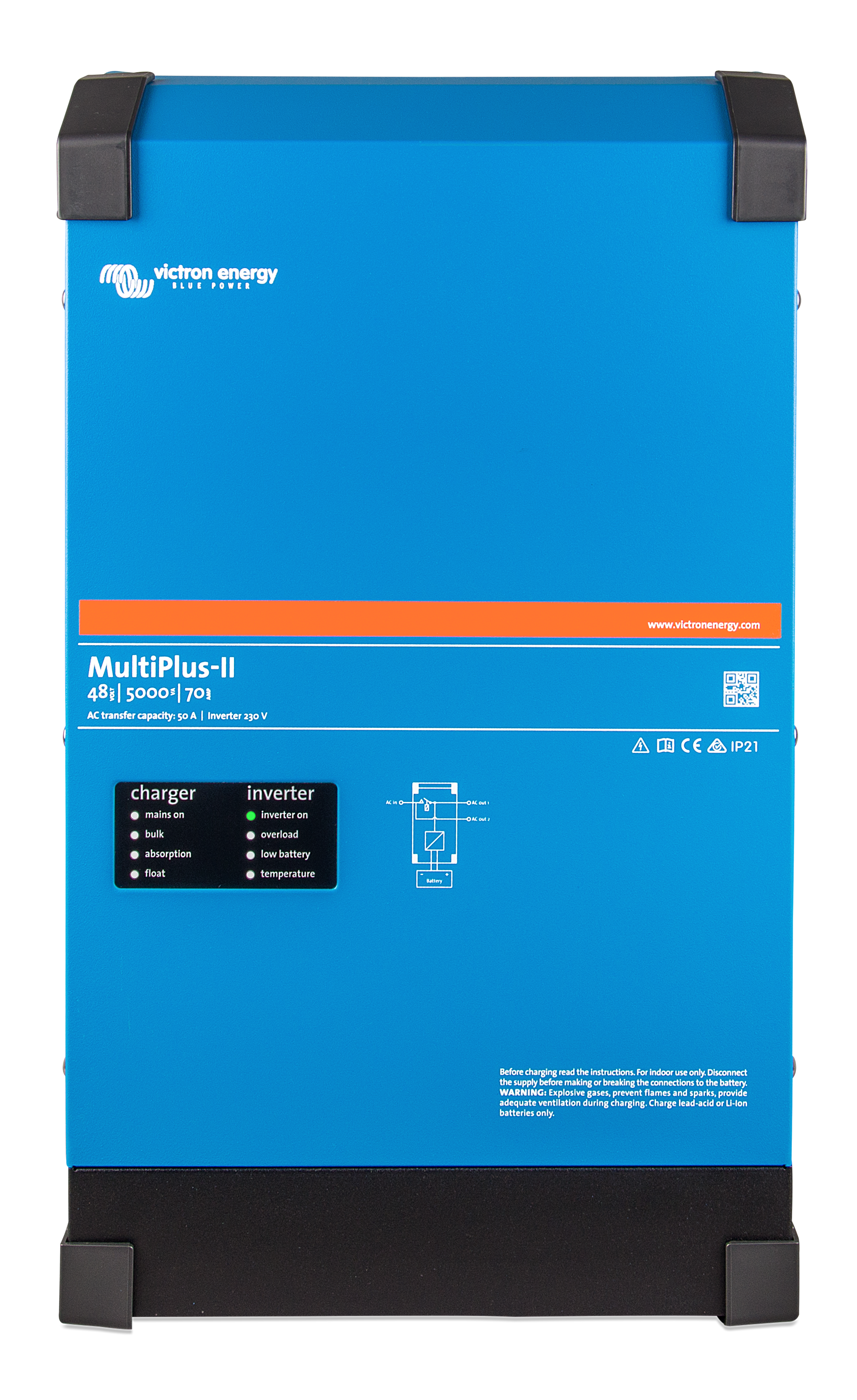 Victron Energy Multiplus-II İnvertör/Şarj Cihazı 48/5000/70-50