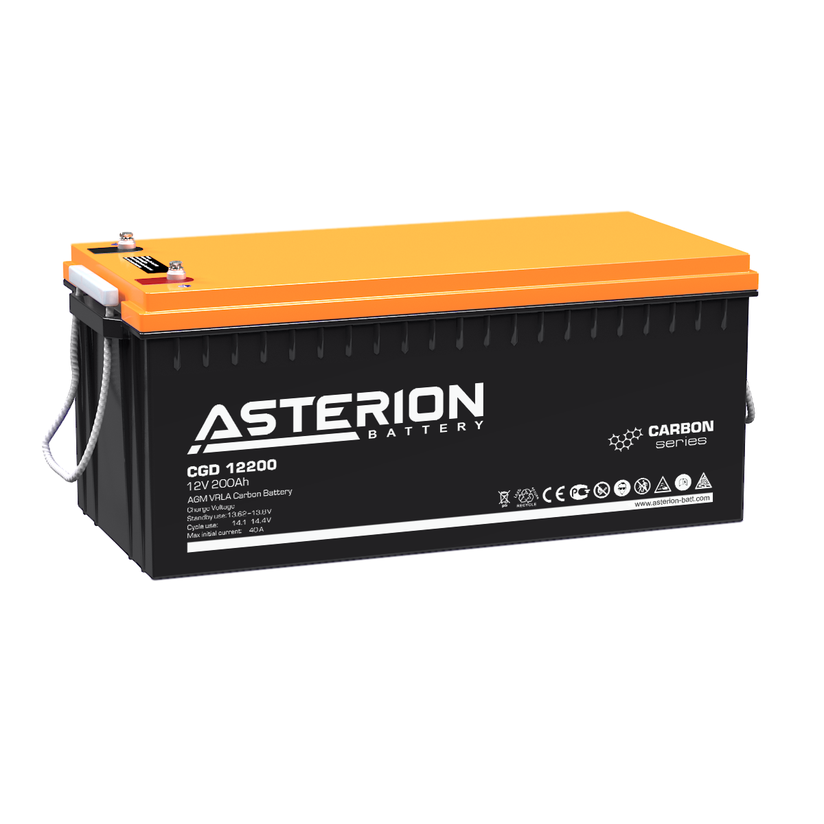 Asterion 12V 200Ah AGM Akü-CGD 12200