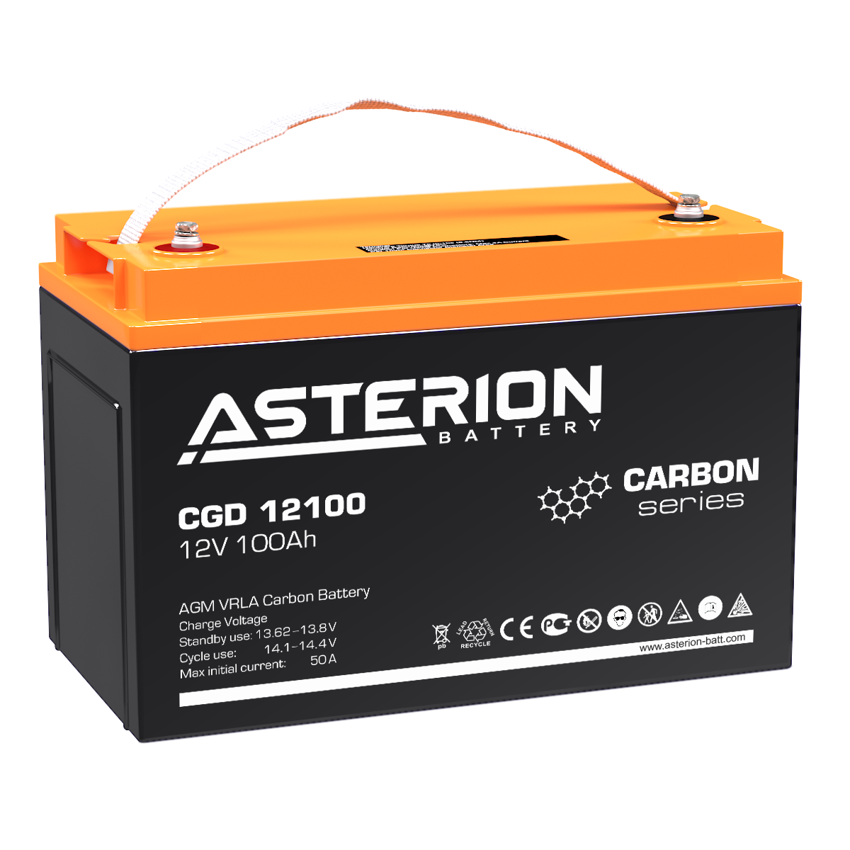 Asterion 12V 100Ah AGM Akü-CGD 12100